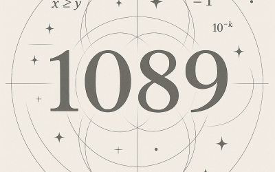 El número mágico 1089, ¿brujería matemática?